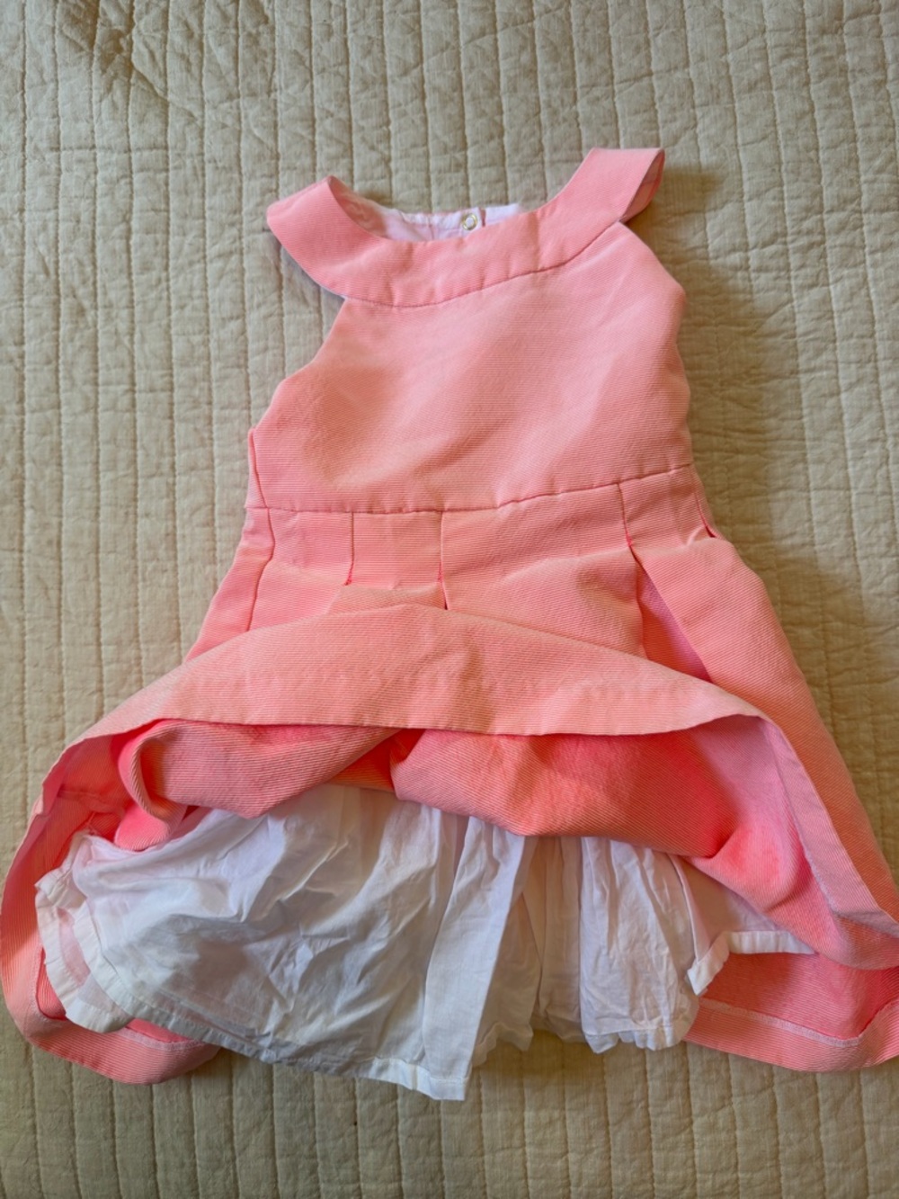Jacadi Pink Pleated Formal Dress for Girls - Picture 3 of 6